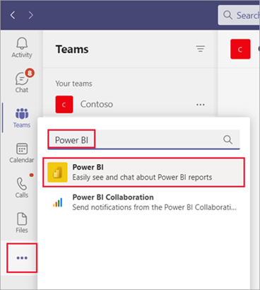 Breng data naar medewerkers met Power BI in Microsoft Teams 2